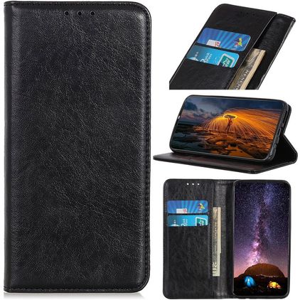 Mobigear Classic Elegance Housse iPhone 13 Mini Etui Porte-Monnaie - Noir