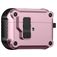 Mobigear Armor Clip Coque Apple AirPods Pro 1 Coque Rigide - Rose
