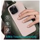 Mobigear Rubber Touch Coque iPhone 16 Pro Coque arrière en Silicone - Rose