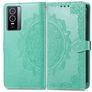 Mobigear Mandala Housse Vivo Y76 Etui Porte-Monnaie - Vert