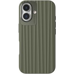 Nudient Bold Coque iPhone 16 MagSafe Coque arrière Rigide - Olive Green