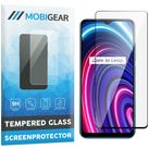 Mobigear Premium Realme C25Y Verre trempé Protection d'écran - Compatible Coque - Noir