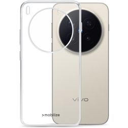 Mobilize Gelly Case Coque Transparente Vivo X300 Pro Coque arrière en TPU Souple - Transparent
