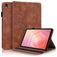 Mobigear Tree Coque Samsung Galaxy Tab S11 Etui + Porte-crayon - Marron