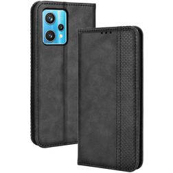 Mobigear Sensation Housse Realme 9 Pro Plus Etui Porte-Monnaie - Noir