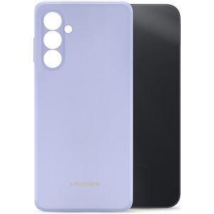 Mobilize Rubber Gelly Coque Samsung Galaxy A14 Coque arrière en TPU Souple - Pastel Purple
