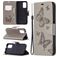Mobigear Butterfly Housse POCO M3 Etui Porte-Monnaie - Gris