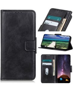 Mobigear Classy Housse Samsung Galaxy A14 Etui Porte-Monnaie - Noir