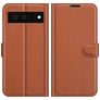 Mobigear Classic Housse Google Pixel 6 Etui Porte-Monnaie - Marron