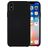 Mobigear Colors Coque iPhone X Coque arrière en Silicone - Noir