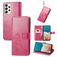 Mobigear Clover Housse Samsung Galaxy A73 Etui Porte-Monnaie - Magenta