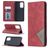 Mobigear Rhombus Slim Samsung Galaxy A52 Étui - Rouge