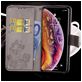 Mobigear Clover Housse iPhone XR Etui Porte-Monnaie - Gris