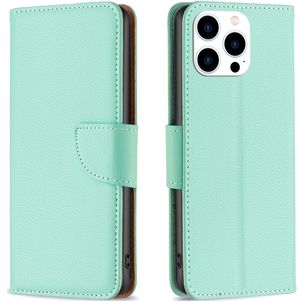 Mobigear Excellent Housse iPhone 16 Pro Max Etui Porte-Monnaie - Vert