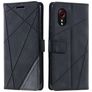 Mobigear Rhombus Housse Samsung Galaxy Xcover 7 Etui Porte-Monnaie - Noir