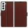 Mobigear Wallet Housse Samsung Galaxy S22 Etui Porte-Monnaie - Marron