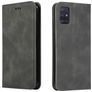 Mobigear Retro Slim Housse Samsung Galaxy A51 Etui - Gris