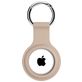 Xccess Keychain Coque Apple AirTag Porte-clés en Silicone Souple - Sand