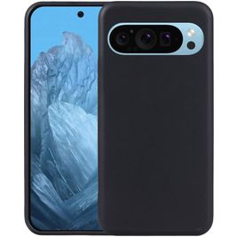Mobigear Basics Coque Google Pixel 9 Pro XL Coque arrière en TPU Souple - Noir