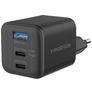 Mobilize Wall Charger - Triple USB / USB-C Power Delivery 65W - Noir