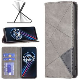 Mobigear Rhombus Slim Housse Realme 9 Pro Plus Etui - Gris