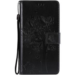 Mobigear Tree Samsung Galaxy S21 Étui Portefeuille - Noir