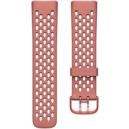 Mobigear Sport Plus Buckle Bracelet Silicone pour Fitbit Charge 5 Fermeture boucle ardillon - Rose