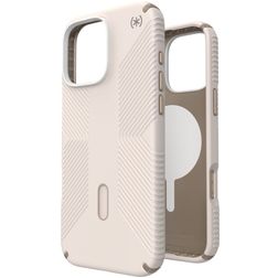 Speck Presidio2 Grip iPhone 16 Pro Max MagSafe Plastique rigide Coque arrière Antichoc - Bleached Bone