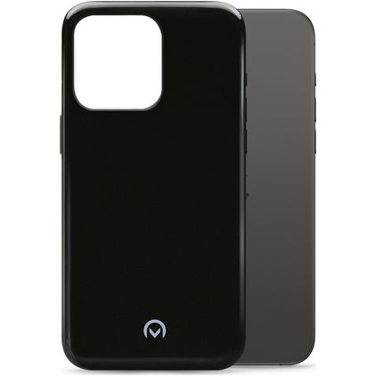 Mobilize Gelly Coque iPhone 15 Pro Max Coque arrière en TPU Souple - Noir