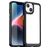 Mobigear Crystal Coque iPhone 15 Coque arrière Rigide - Transparent / Noir
