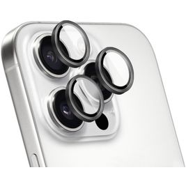 Mobiparts iPhone 16 Pro Verre trempé Protection Objectif Caméra - Compatible Coque