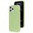Mobiparts Coque iPhone 12 Pro Max Coque arrière en Silicone - Pistache Green