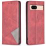 Mobigear Rhombus Slim Housse Google Pixel 8a Etui - Rouge