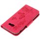 Mobigear Butterfly Housse Samsung Galaxy A5 (2017) Etui Porte-Monnaie - Rouge