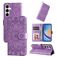 Mobigear Sunflower Housse Samsung Galaxy A35 Etui Porte-Monnaie - Violet