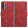 Mobigear Slim Magnet Housse TCL 20L Plus Etui Porte-Monnaie - Rouge