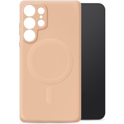 My Style Protective Flex Coque Samsung Galaxy S26 Ultra MagSafe Coque arrière en TPU Souple - Soft Pink