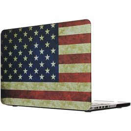 Mobigear Design MacBook Pro 13 Pouces (2012-2015) Coque - US Flag - Model A1425 / A1502