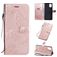 Mobigear Butterfly Housse Samsung Galaxy A71 Etui Porte-Monnaie - Rose doré