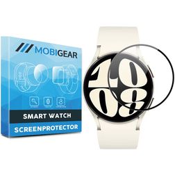 Mobigear Premium Samsung Galaxy Watch 6 - 40 mm Protection d'écran Film - Compatible Coque - Noir