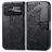 Mobigear Butterfly Housse POCO C40 Etui Porte-Monnaie - Noir
