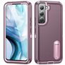 Mobigear Rugged Stand Coque Samsung Galaxy S23 Plus Coque arrière Rigide Anti-Chocs avec Support Amovible - Violet