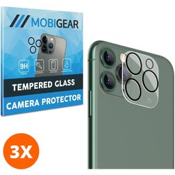 Mobigear iPhone 11 Pro Verre trempé Protection Caméra - Compatible Coque (Lot de 3)