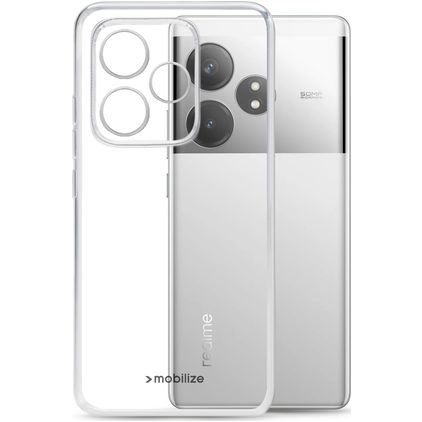 Mobilize Gelly Transparent Realme GT 6 TPU souple Coque arrière - Transparent