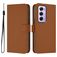 Mobigear Urban Wallet Housse OPPO Reno 12 Pro Etui Porte-Monnaie - Marron