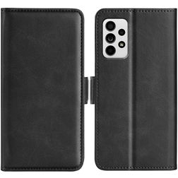 Mobigear Slim Magnet Housse Samsung Galaxy A33 Etui Porte-Monnaie - Noir