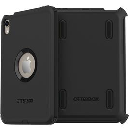 OtterBox Defender Coque iPad Mini 7 (2024) Coque Arrière Rigide Antichoc + Support Amovible - Noir
