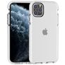 Mobigear Full Bumper Coque iPhone 11 Pro Max Coque arrière Rigide Anti-Chocs - Blanc / Transparent