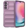 Mobigear Bumpy Coque Samsung Galaxy A24 Coque arrière en TPU Souple - Violet