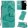 Mobigear Butterfly Housse Samsung Galaxy A51 Etui Porte-Monnaie - Turquoise